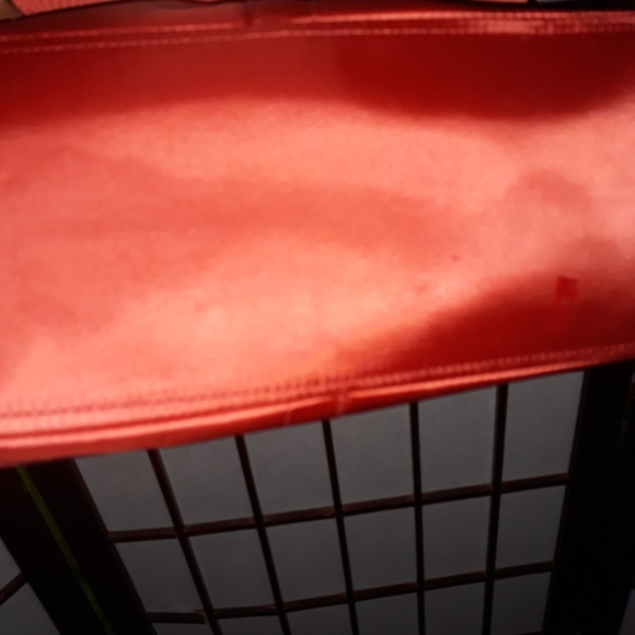 Stained nylon orange tan Coach purse with canvas - Picture 8 of 16